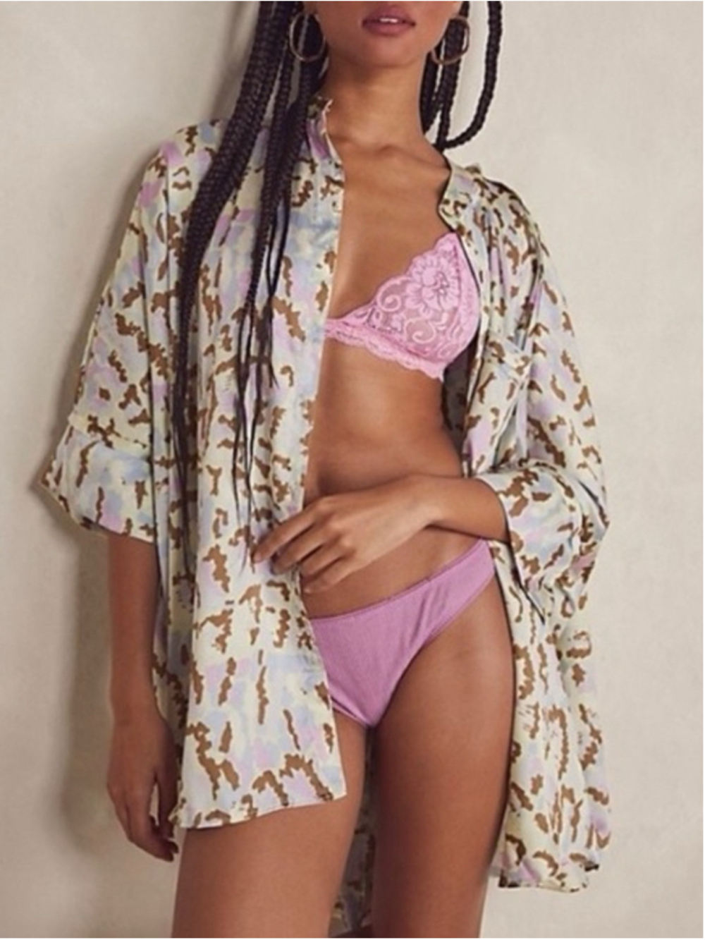 Free People Intimately Goddess Sleep Shirt Women's Size XS (Oversized)